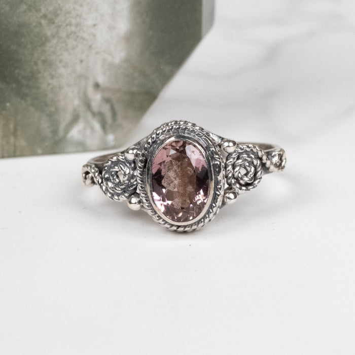 Tourmaline Ring 7x5mm Size 6 - InnerVision Crystals