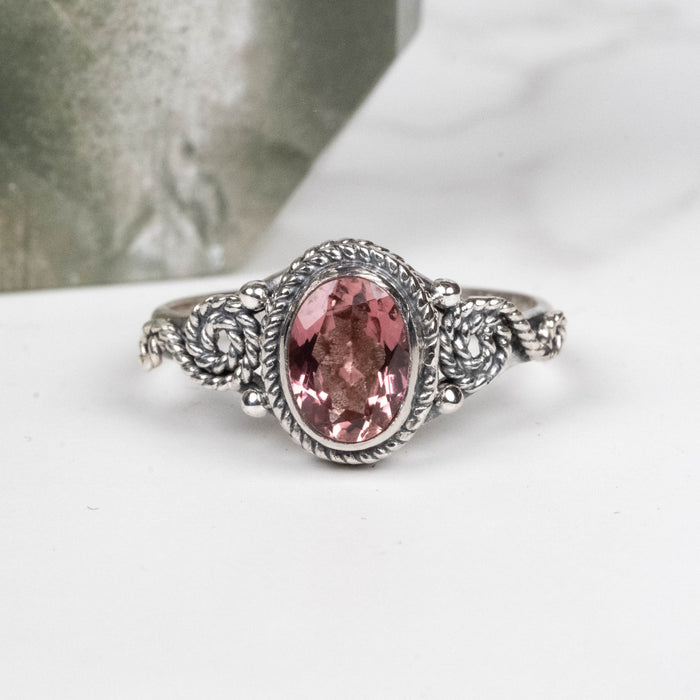 Tourmaline Ring 7x5mm Size 6 - InnerVision Crystals