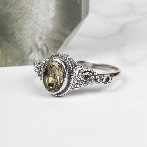 Tourmaline Ring 7x5mm Size 7 - InnerVision Crystals