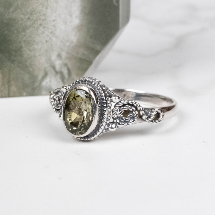 Tourmaline Ring 7x5mm Size 7 - InnerVision Crystals