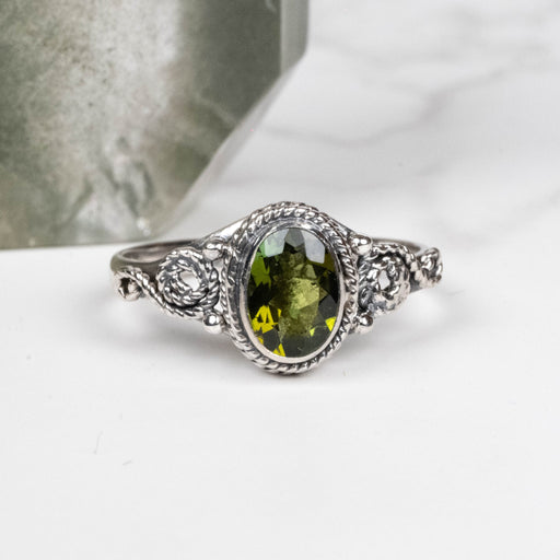 Tourmaline Ring 7x5mm Size 7 - InnerVision Crystals