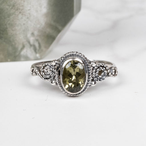 Tourmaline Ring 7x5mm Size 7 - InnerVision Crystals