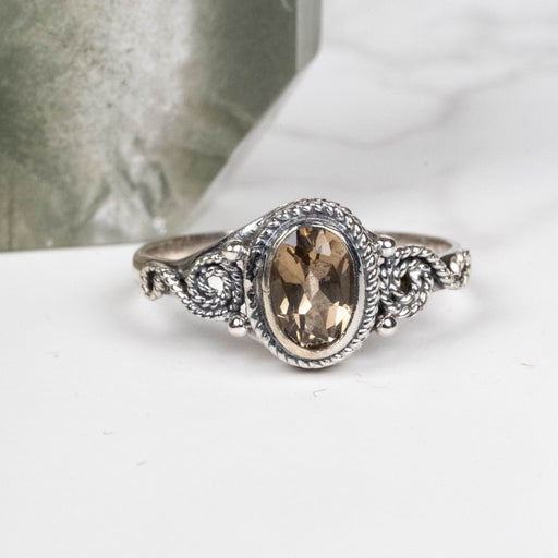 Tourmaline Ring 7x5mm Size 8 - InnerVision Crystals