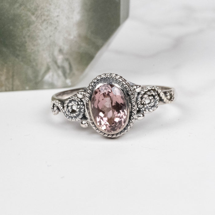 Tourmaline Ring 7x5mm Size 8 - InnerVision Crystals