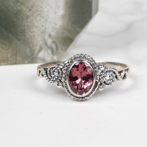 Tourmaline Ring 7x5mm Size 9 - InnerVision Crystals