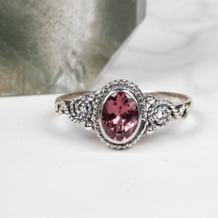 Tourmaline Ring 7x5mm Size 9 - InnerVision Crystals