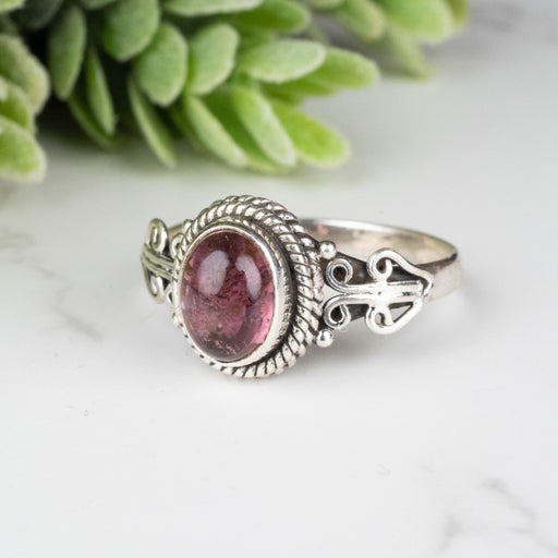 Tourmaline Ring 8x6mm Size 8 - InnerVision Crystals