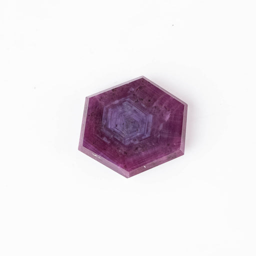 Trapiche Ruby 13.30 ct 16x15mm - InnerVision Crystals