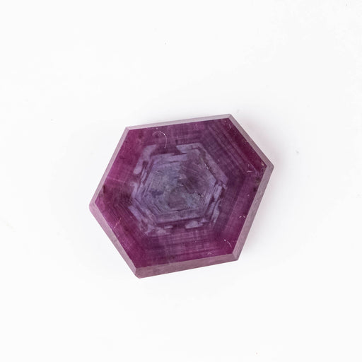 Trapiche Ruby 13.30 ct 17x15mm - InnerVision Crystals