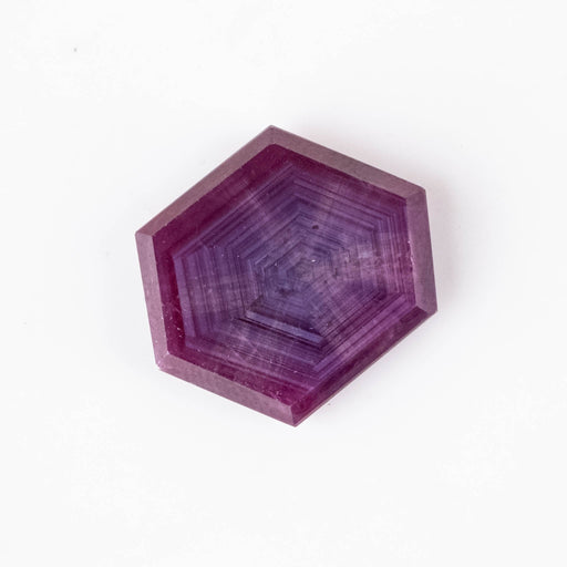 Trapiche Ruby 13.40 ct 17x15mm - InnerVision Crystals
