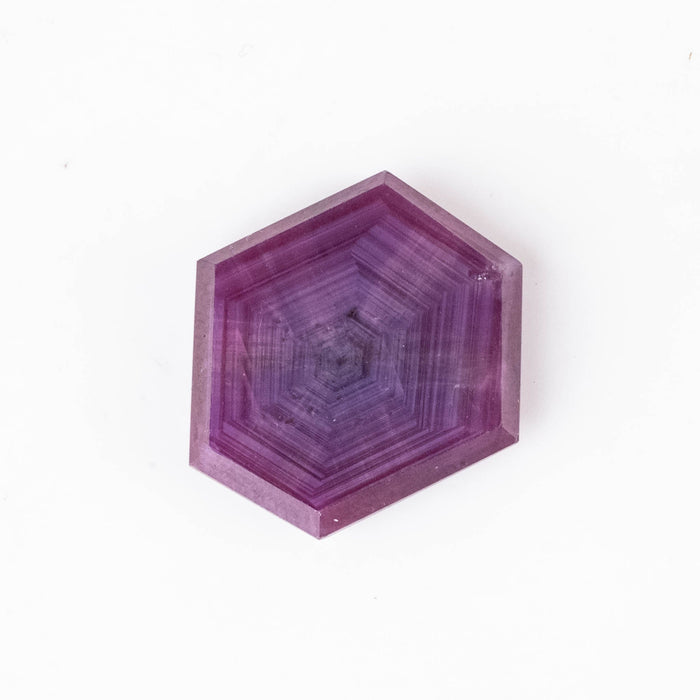 Trapiche Ruby 13.40 ct 17x15mm - InnerVision Crystals