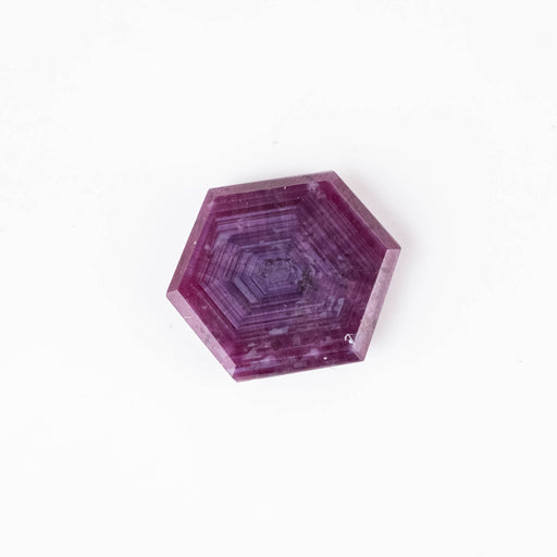 Trapiche Ruby 17.10 ct 17x16mm - InnerVision Crystals