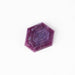 Trapiche Ruby 22.75 ct 20x19mm - InnerVision Crystals