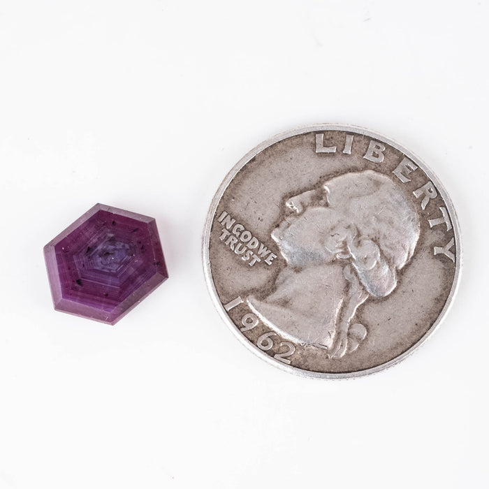 Trapiche Ruby 4.80 ct 10x10mm - InnerVision Crystals