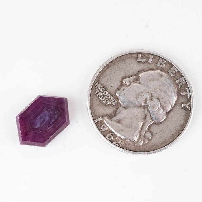 Trapiche Ruby 5.40 ct 11x9mm - InnerVision Crystals