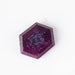 Trapiche Ruby 7.10 ct 12x11mm - InnerVision Crystals