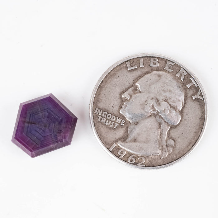 Trapiche Ruby 7.90 ct 12x11mm - InnerVision Crystals