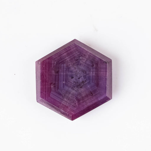 Trapiche Ruby 8.10 ct 14x14mm - InnerVision Crystals