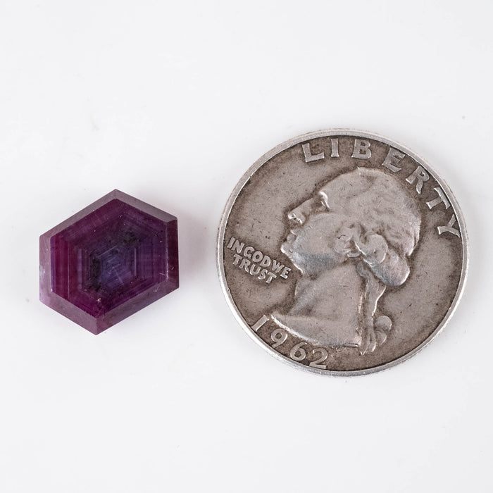 Trapiche Ruby 8.80 ct 13x11mm - InnerVision Crystals