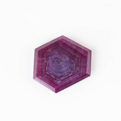 Trapiche Ruby 9.55 ct 15x13mm - InnerVision Crystals