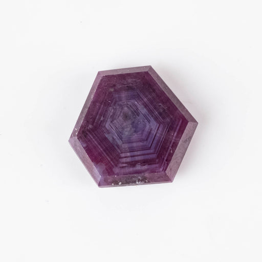Trapiche Ruby 9.80 ct 13x13mm - InnerVision Crystals