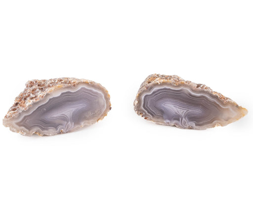 Agate Pair 187 g 74x35mm - InnerVision Crystals