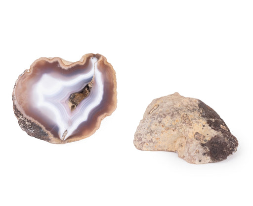 Agate Pair 240 g 73x58mm - InnerVision Crystals