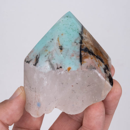 Ajoite + Papagoite Polished Crystal 351 g 84x68x66mm - InnerVision Crystals
