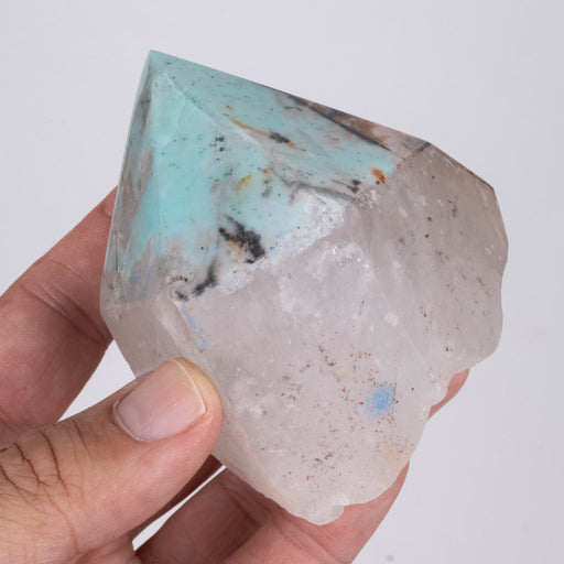 Ajoite + Papagoite Polished Crystal 351 g 84x68x66mm - InnerVision Crystals