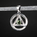 Alchemy Pendant Silver | Moldavite Gemstone - InnerVision Crystals