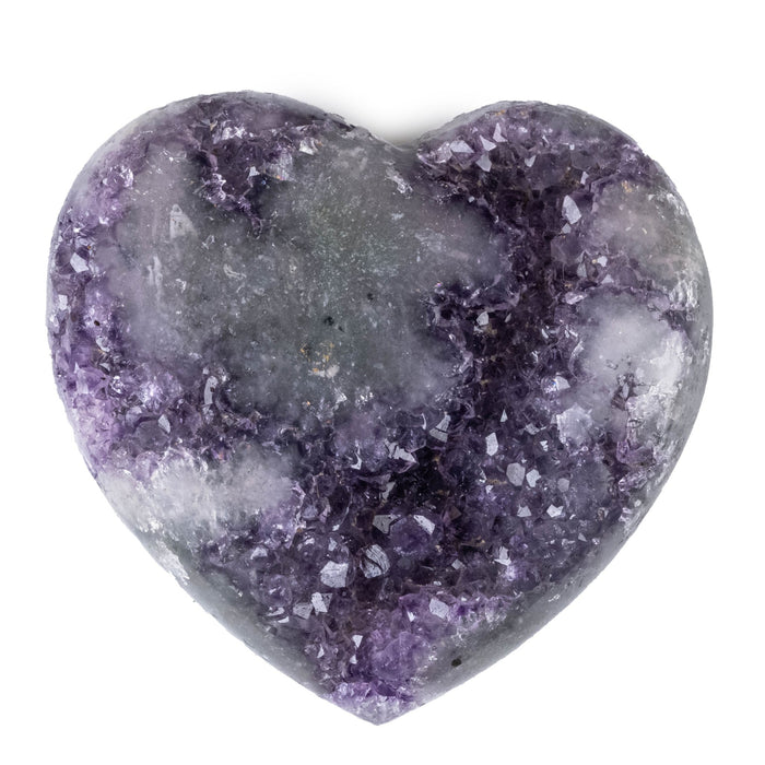 Amethyst Heart 253 g 73x75mm - InnerVision Crystals