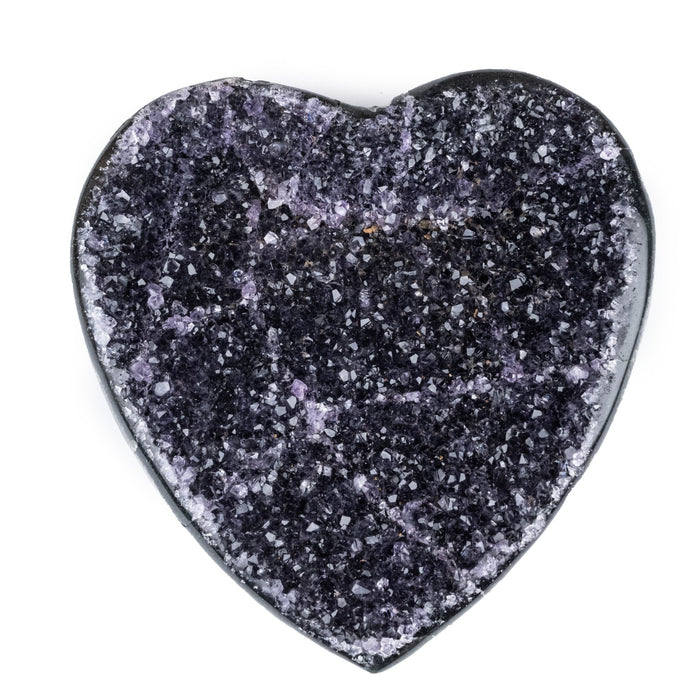 Amethyst Heart 287 g 100x94mm - InnerVision Crystals