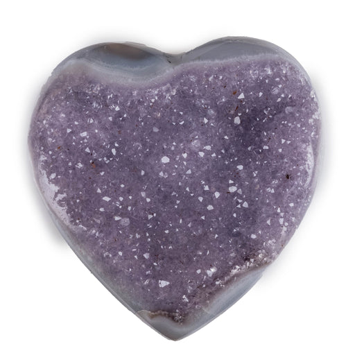 Amethyst Heart 297 g 83x83mm - InnerVision Crystals