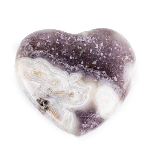 Amethyst Heart 314 g 92x89mm - InnerVision Crystals