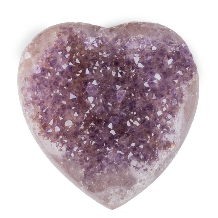 Amethyst Heart 348 g 85x85mm - InnerVision Crystals