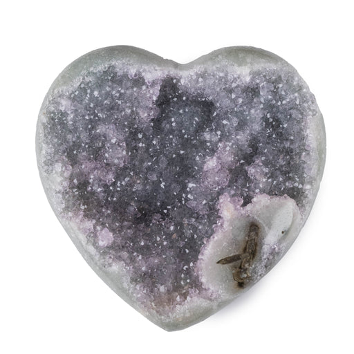 Amethyst Heart 354 g 99x96mm - InnerVision Crystals