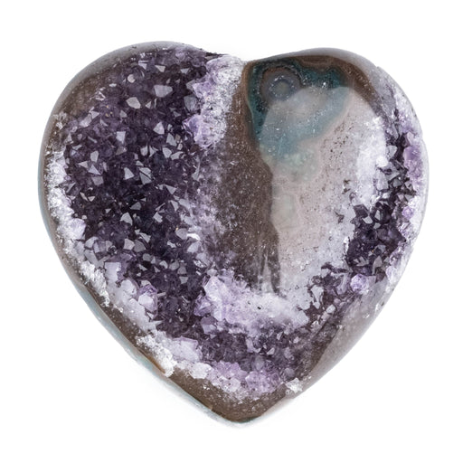Amethyst Heart 355 g 84x82mm - InnerVision Crystals