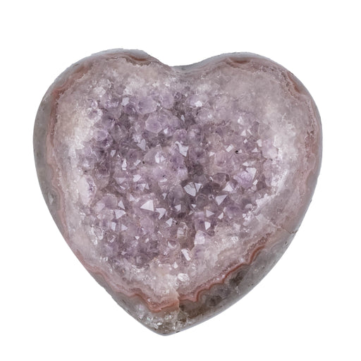 Amethyst Heart 398 g 90x89mm - InnerVision Crystals