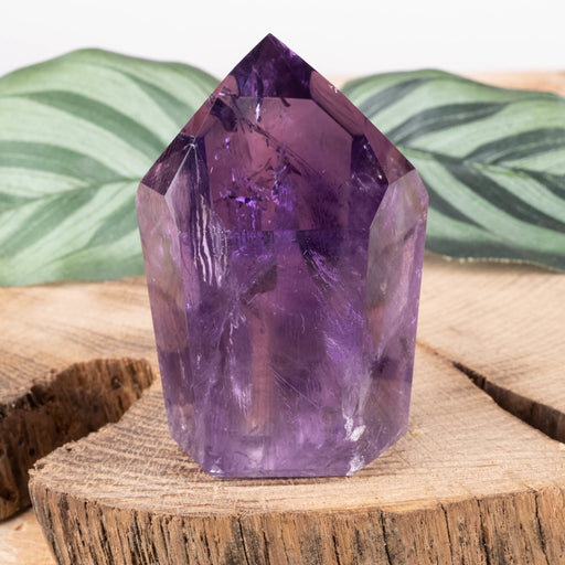 Amethyst Polished Point 100 g 58x38mm - InnerVision Crystals