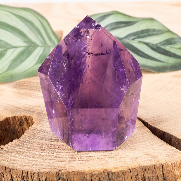 Amethyst Polished Point 101 g 49x43mm - InnerVision Crystals