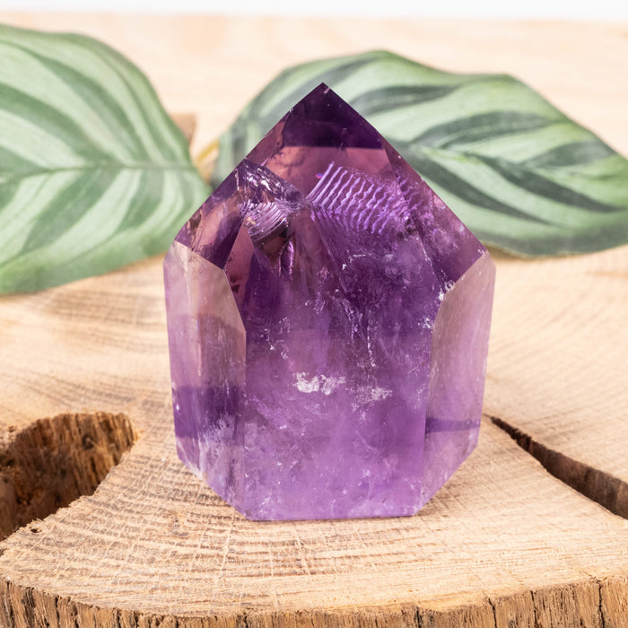Amethyst Polished Point 103 g 48x42mm - InnerVision Crystals