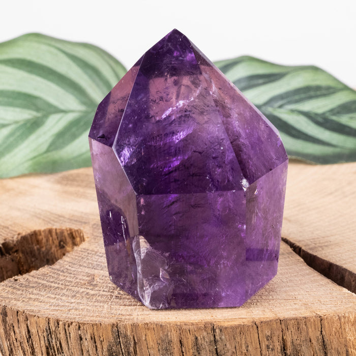 Amethyst Polished Point 103 g 53x41mm - InnerVision Crystals