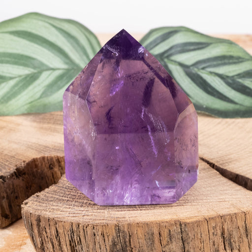 Amethyst Polished Point 104 g 52x43mm - InnerVision Crystals