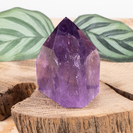 Amethyst Polished Point 104 g 52x43mm - InnerVision Crystals