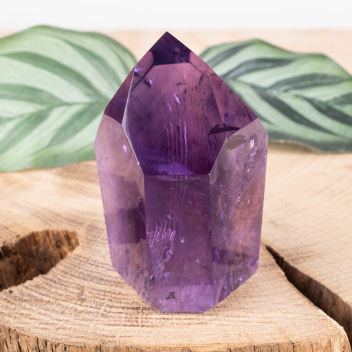 Amethyst Polished Point 104 g 58x37mm - InnerVision Crystals