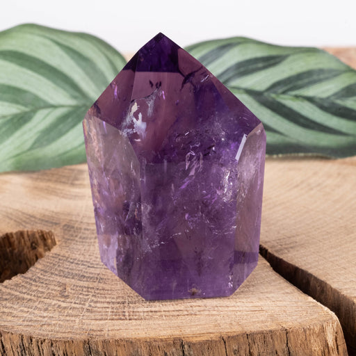 Amethyst Polished Point 105 g 54x42mm - InnerVision Crystals