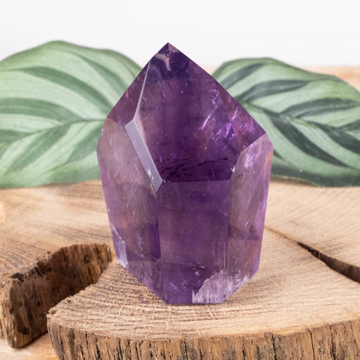 Amethyst Polished Point 112 g 56x45mm - InnerVision Crystals