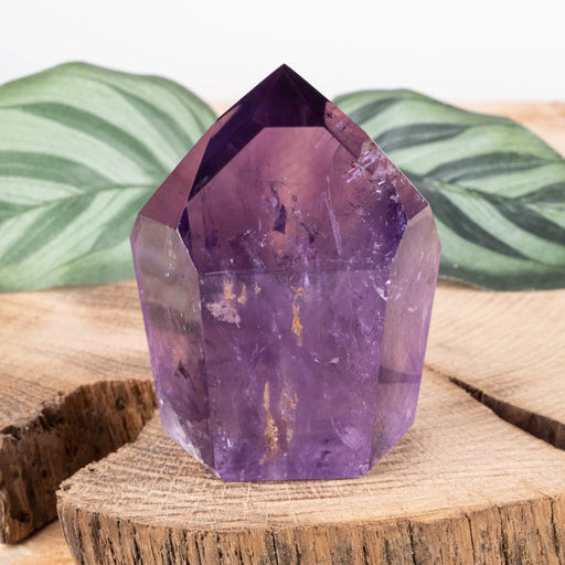 Amethyst Polished Point 112 g 56x45mm - InnerVision Crystals