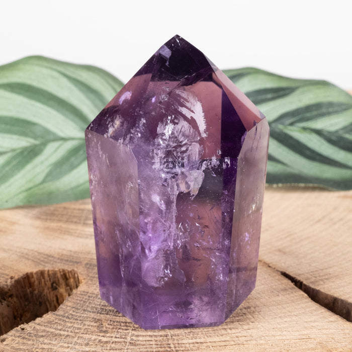 Amethyst Polished Point 114 g 58x39mm - InnerVision Crystals