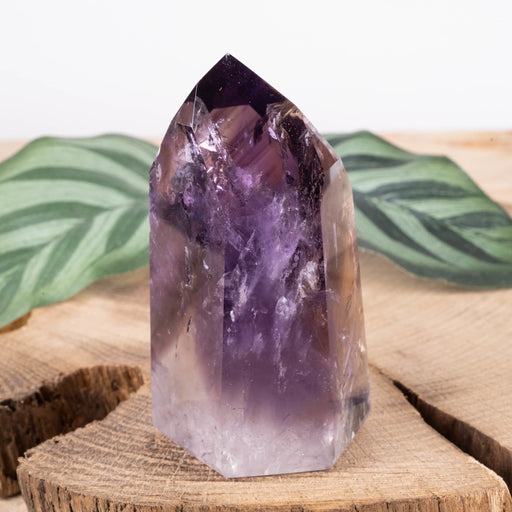 Amethyst Polished Point 121 g 65x39mm - InnerVision Crystals